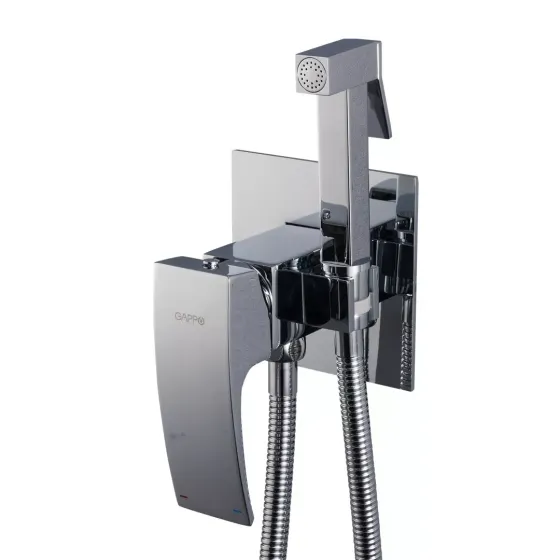 Гігієнічний душ прихованого монтажу GAPPO G7207-1 хром Київ