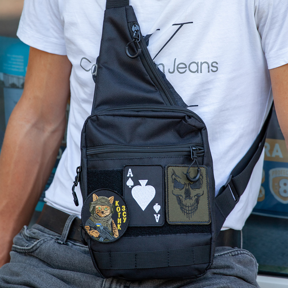 Мужская сумка барсетка для мужчины, Современный мессенджер, Сумка для скрытого ношения пистолета ZU-14 Киев - изображение 9