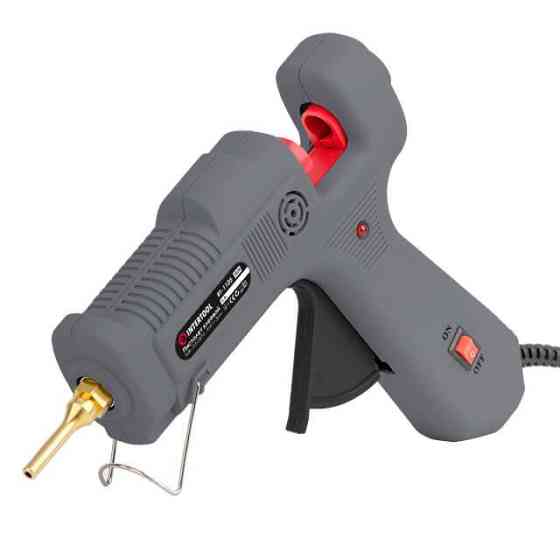 Пистолет клеевой 90(290) Вт, 215-230°C, под стержни 10,8-11,5 мм, 13-30 г/мин INTERTOOL RT-1105 Киев