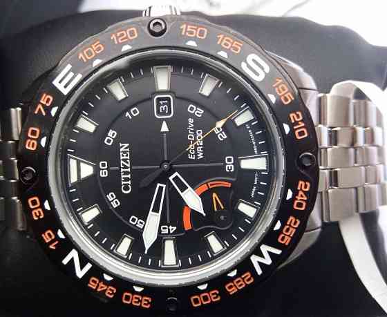 Японський 200-м спортивний годинник Citizen Eco-Drive AW7048-51E, Харків