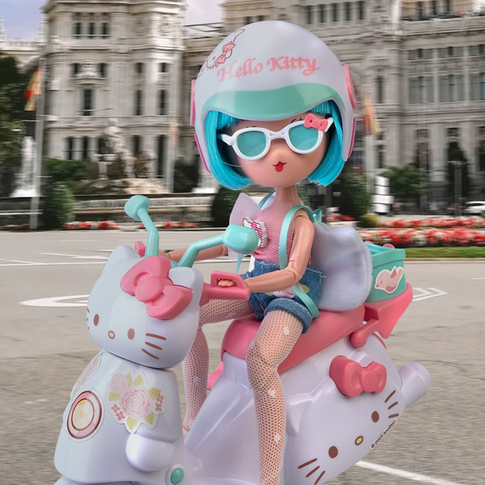 Дитяча лялька "Красуня Пінк на скутері" 4SF Manga Dolls HKTF3000 серії "Hello Kitty" Вінниця - фото 7