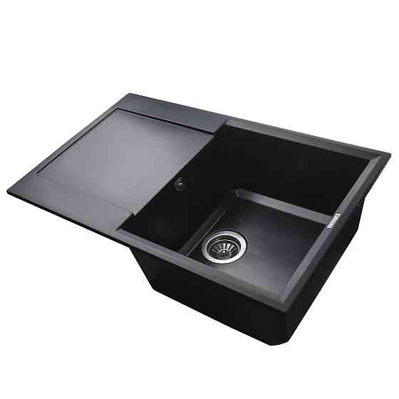 Гранітна мийка Mira KONIA чорний 790 х 500 мм Київ