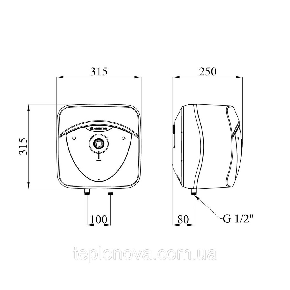 Водонагрівач Ariston Andris Lux 6 OR EU з мокрим ТЕНом 3626236 Чернівці - фото 2