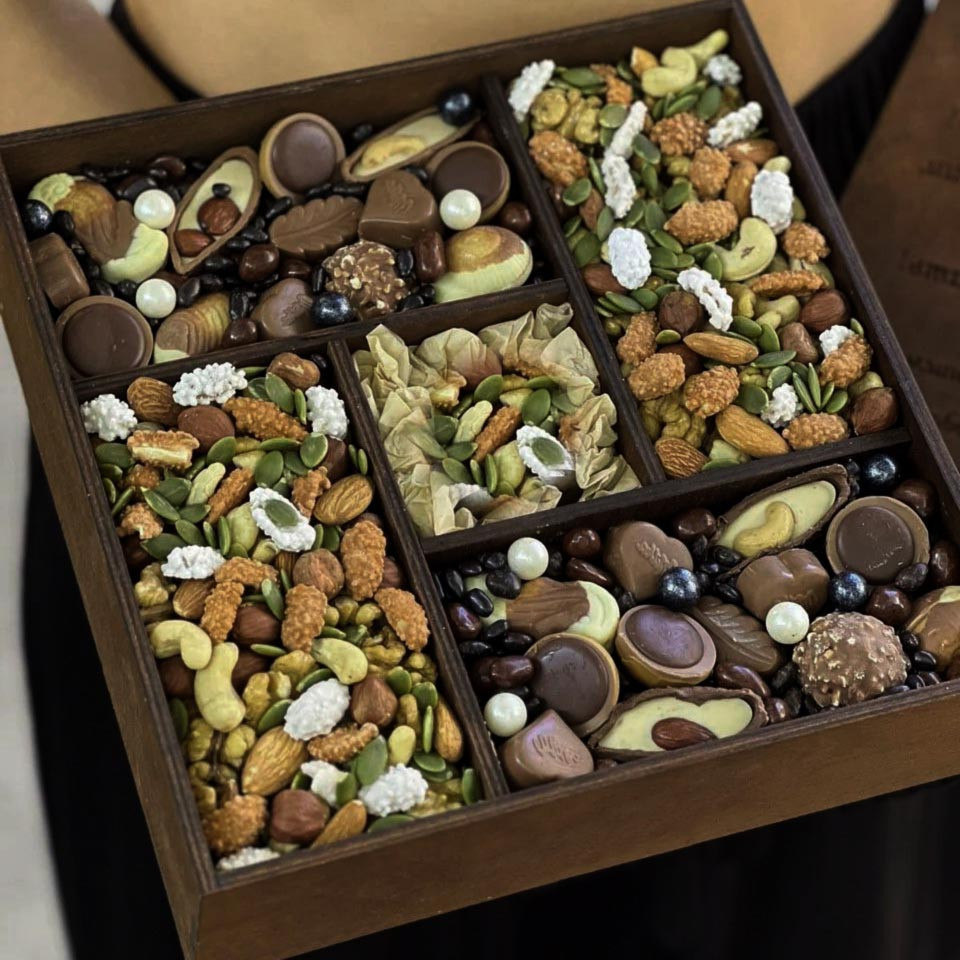 Менажница деревянная 