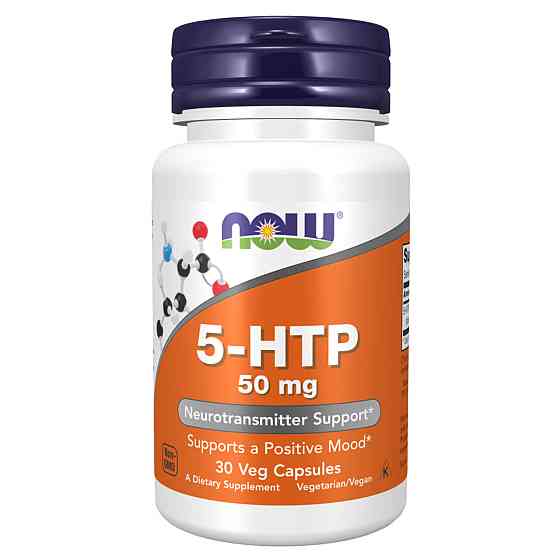 Гидрокситриптофан NOW 5-HTP 50mg 30 vcaps Киев