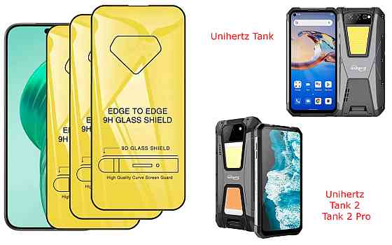 Защитное стекло DefenzoGlass для Unihertz Tank, Tank 2, Tank 2 Pro – двойная прочность Киев