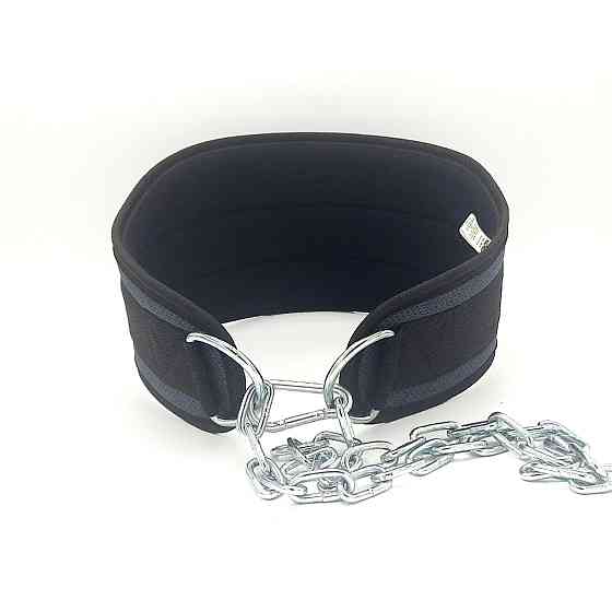 Пояс для обтяжень з ланцюгом MadMax MFA-290 неопреновий Dark grey/Orange Луцьк