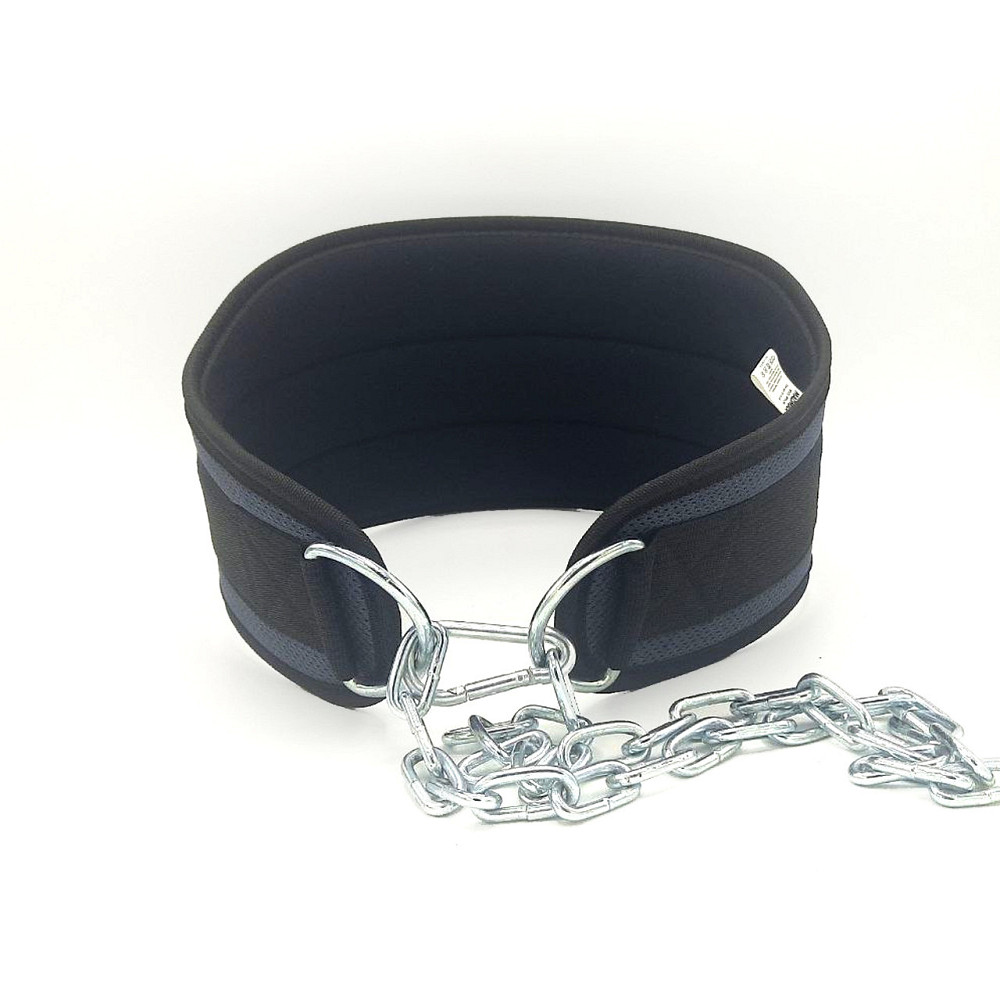 Пояс для обтяжень з ланцюгом MadMax MFA-290 неопреновий Dark grey/Orange Луцьк - фото 3