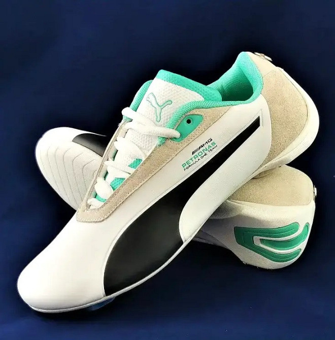 Кросівки Puma for AMG Білі Чоловічі Пума (розміри: 41,42,43,44,45) Відео Огляд Дніпро - фото 1