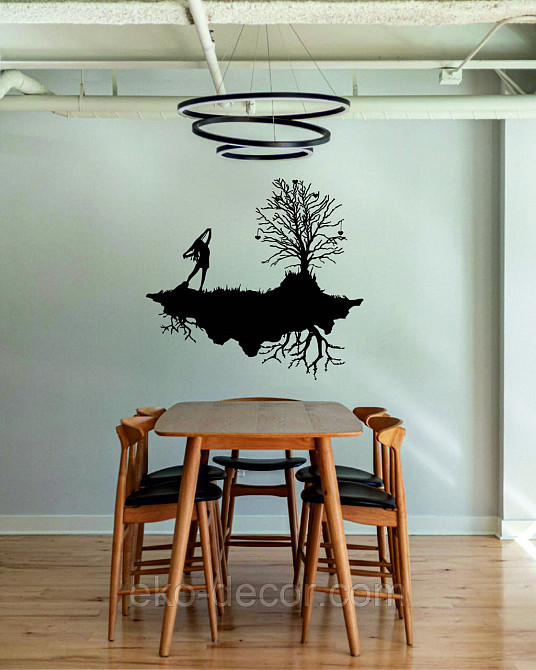 Декоративное настенное Панно «Дерево», Декор на стену 70*60 см, Черный Киев - изображение 4