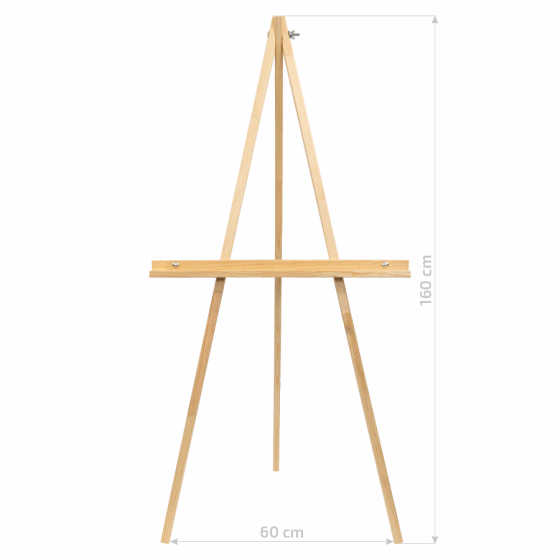 Мольберт - тренога сосна 60×75×160см мак высота полотна 150см В УПАКОВЦЕ ROSA Studio Киев