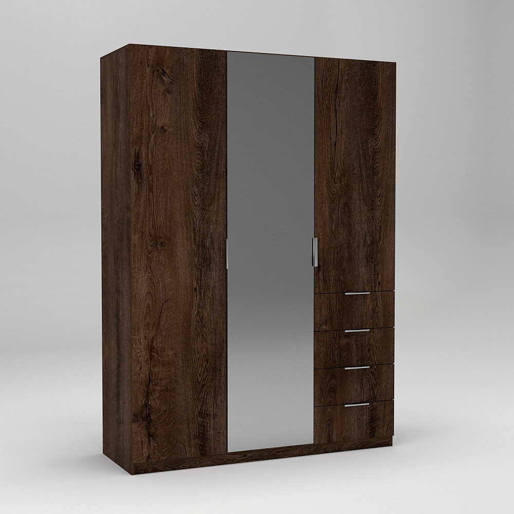 Шкаф Кристалл 2, Дуб Конкордия, 1500х520х2100 Львов - изображение 6