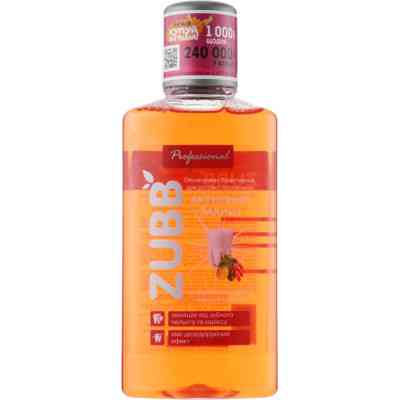 Ополаскиватель для полости рта Zubb Активная защита Барбарис, лимон и мята 250 мл (4820206210043) Винница