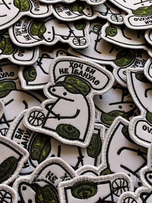 Шеврон флорк сапер (Форма контурна. На липучці) Розмір 8x6см Київ - фото 2