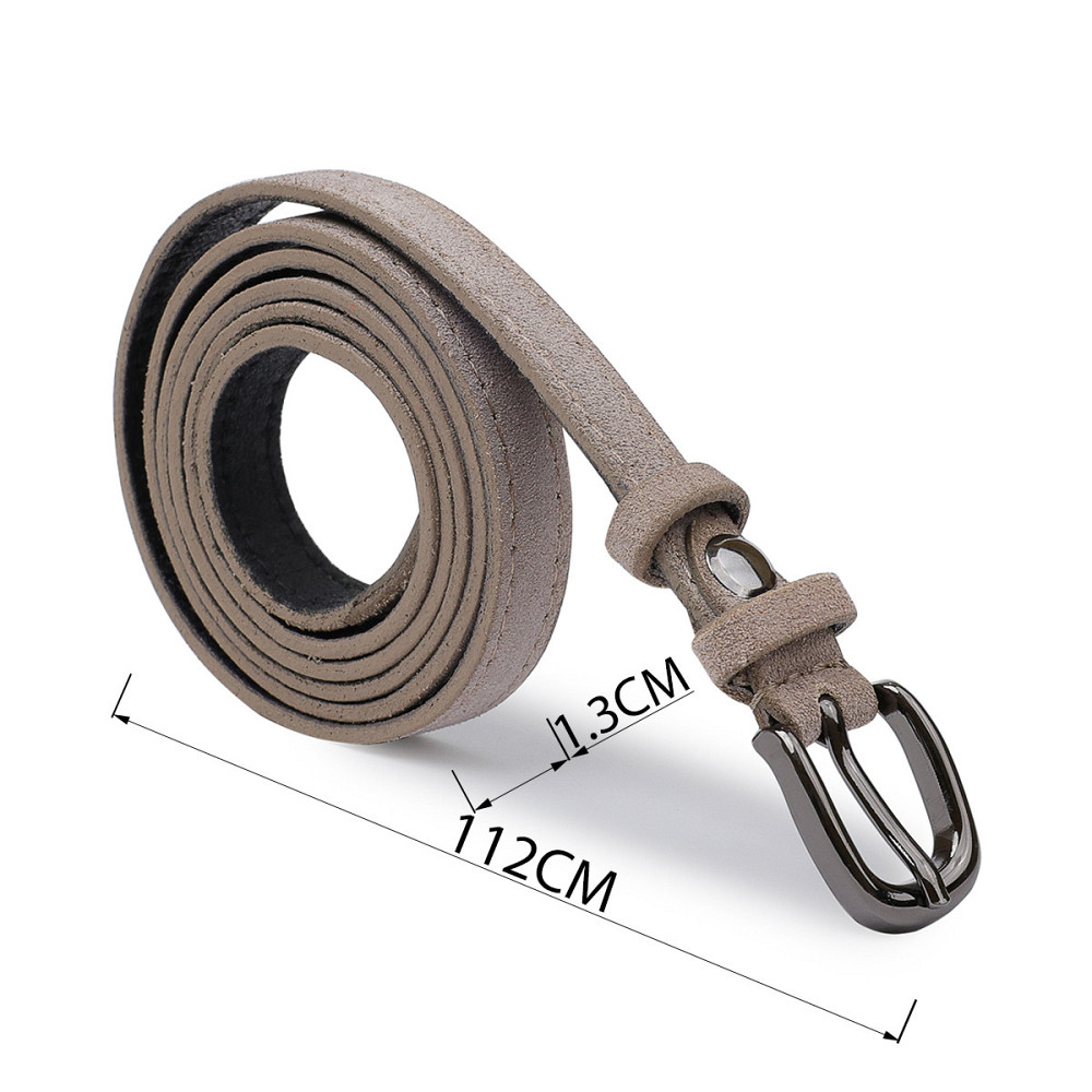 Женский замшевый ремень Vintage 20763 Серый Киев - изображение 3