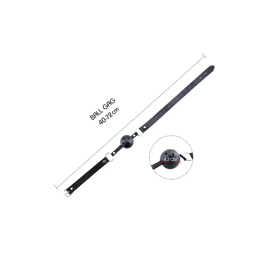 Повітропроникний кляп Alive Discretion Black Львов - изображение 2