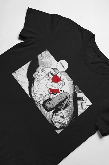 Футболка для мальчика аниме Человек-бензопила оверсайз (рост от 165 до 180 ) Черний AnimeJ1066m Днепр - изображение 2