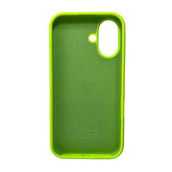 Чохол для смартфона Silicone Full Case AA Open Cam for Apple iPhone 16 24,Shiny Green Киев