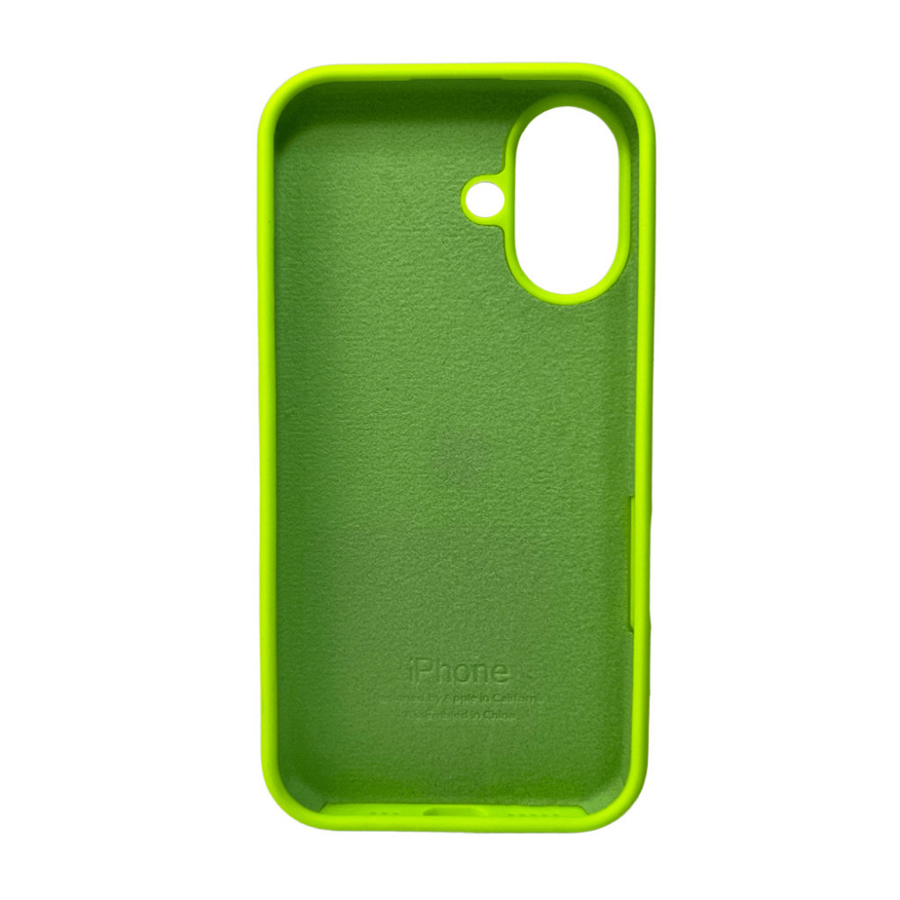 Чохол для смартфона Silicone Full Case AA Open Cam for Apple iPhone 16 24,Shiny Green Киев - изображение 2