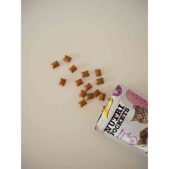 Вітамінні ласощі GimCat Nutri Pockets для котів, качка та мультивітамін, 60 г Вінниця