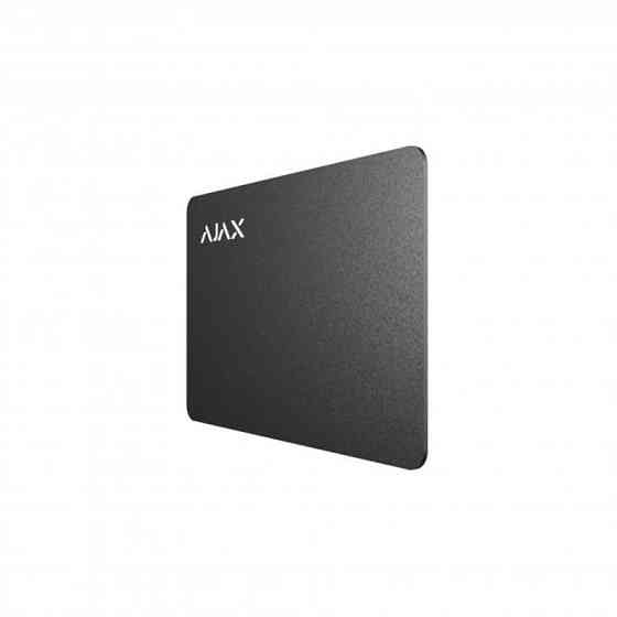 Безконтактна карта Ajax Pass Black (10 шт.) для клавіатури KeyPad Plus ( 16094 ) Харків