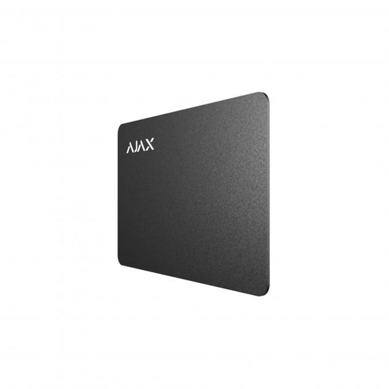 Безконтактна карта Ajax Pass Black (10 шт.) для клавіатури KeyPad Plus ( 16094 ) Харків - фото 1