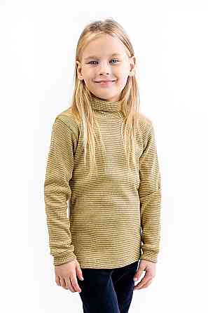 Водолазка дитяча з начосом пісочна топ Крохатушка одяг Київ