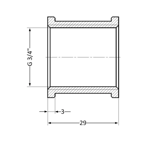 Муфта Thermo Alliance Standart 3/4