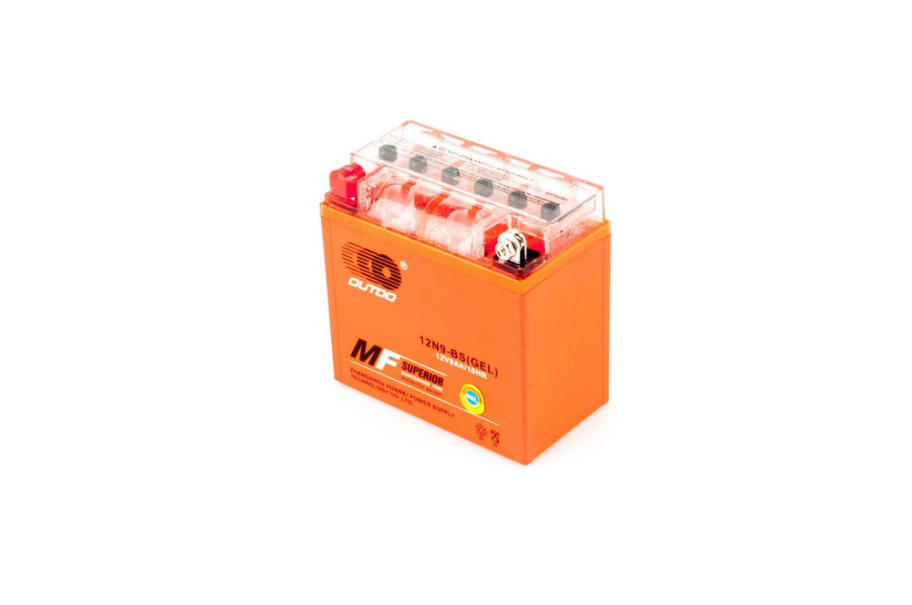 Акумулятор 12V 9А гелевий (135x75x139, помаранчевий, mod:12N 9-BS) Мукачево - фото 1