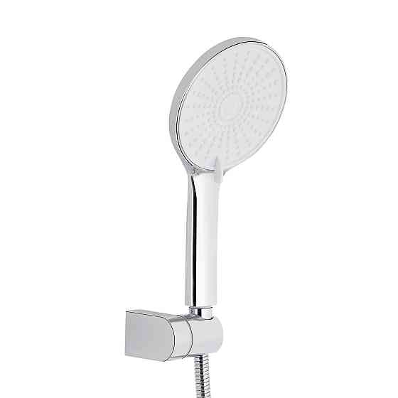 Смеситель для ванны Qtap Jay с длинным поворотным изливом (c душевым гарнитуром) QTJAY2601CRW45552 Chrome/White Киев