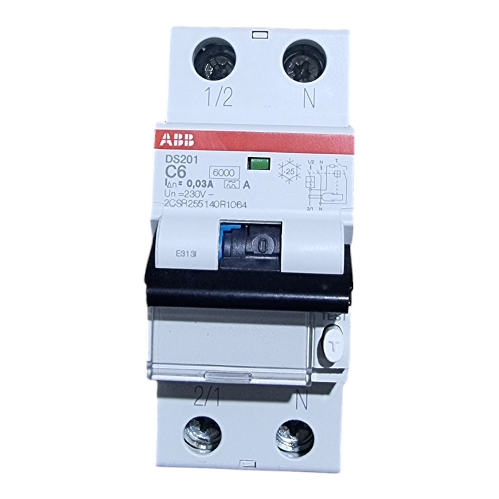 Диф. автомат ПЗВ ABB DS201C6A30 6A 2P Луцк - изображение 1