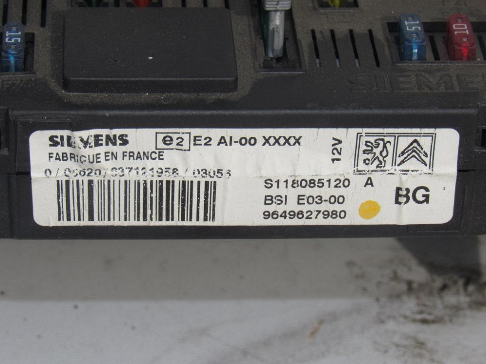 Блок управління BSI Peugeot Partner 2003-2007 (9653667780) Ковель - изображение 3