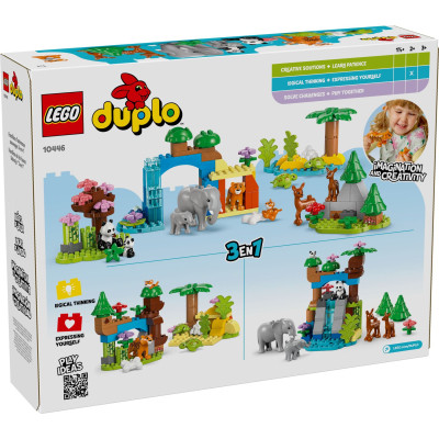 Конструктор LEGO DUPLO Town Сімейства диких тварин 3-в-1 (10446) Вінниця - фото 10