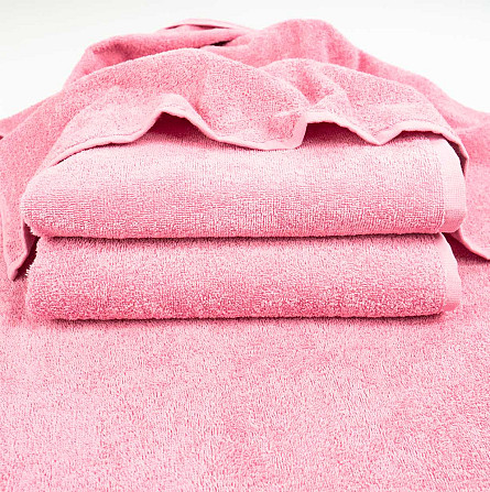 Махровое полотенце GM Textile 50х90см 400г/м2 (Розовый) Сумы - изображение 4