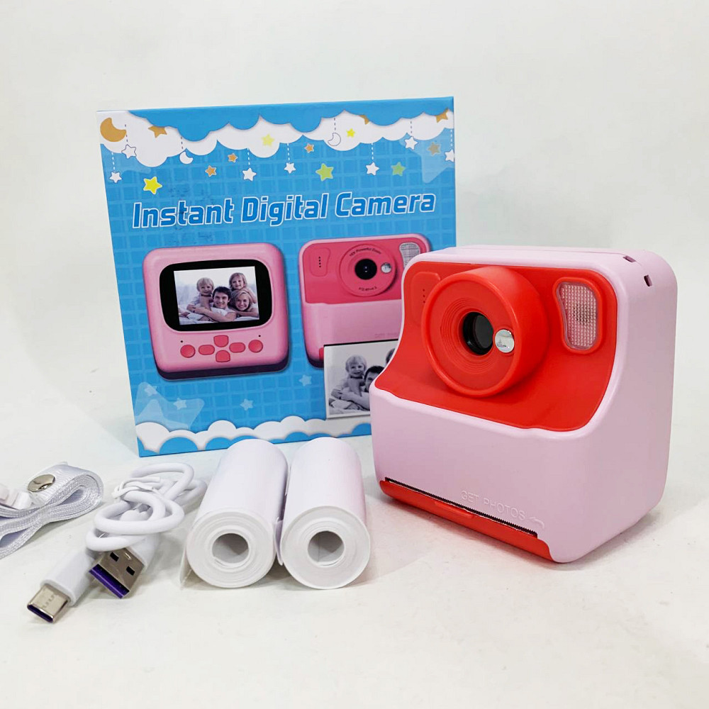 Дитячий цифровий фотоапарат з миттєвим друком фото, Камера для дітей з миттєвим друком фото DA-90 Львів - фото 9