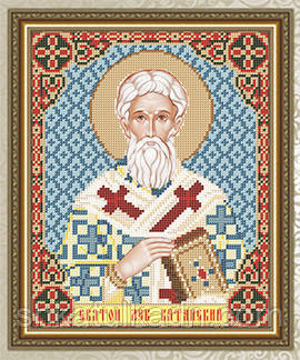 Схема для вишивки бісером СВЯТИЙ ЛЕВ КАТАНСКИЙ Дніпро - фото 1