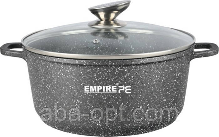 Кастрюля с антипригарным гранитным покрытием V 1 л Грей (шт).Aba-Opt Одесса - изображение 1