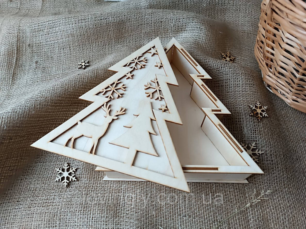 Упаковка для новогоднего подарка Елка Ирпень - изображение 2