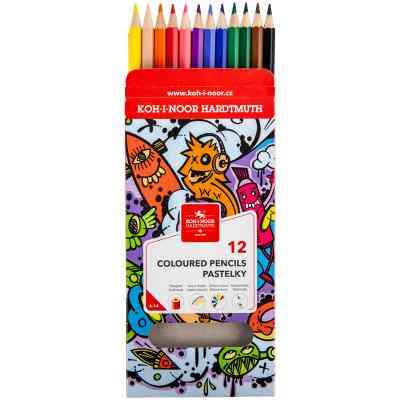 Карандаши цветные Koh-i-Noor Teenage 12 цветов (3552) Винница