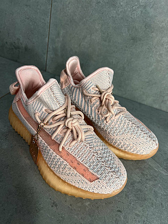 Кроссовки женские NM 01-5 в стиле Yeezy из дышащей сетки розовые, 37, 24 см Одесса - изображение 9