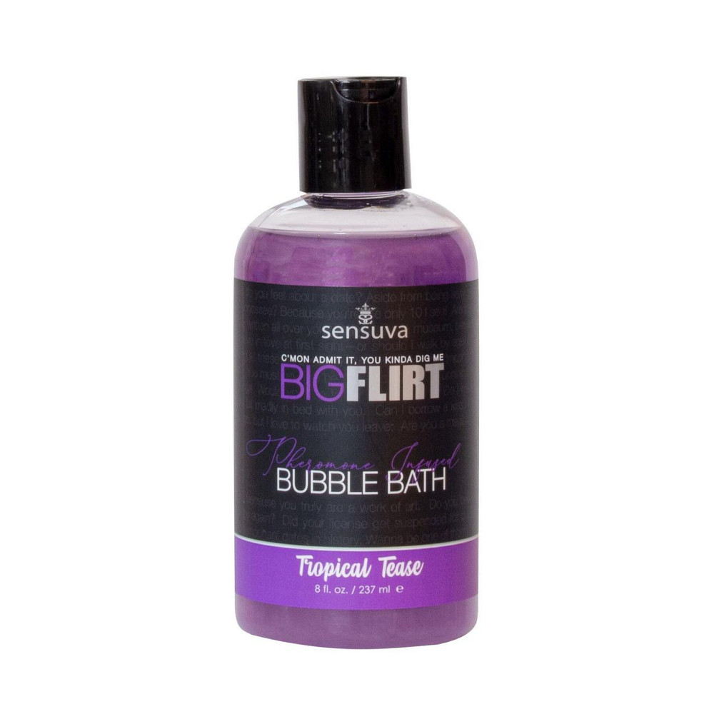 Піна для ванни Sensuva — Big Flirt Pheromone Bubble Bath — Tropical Tease (237 мл) Sex Aura Київ - фото 1