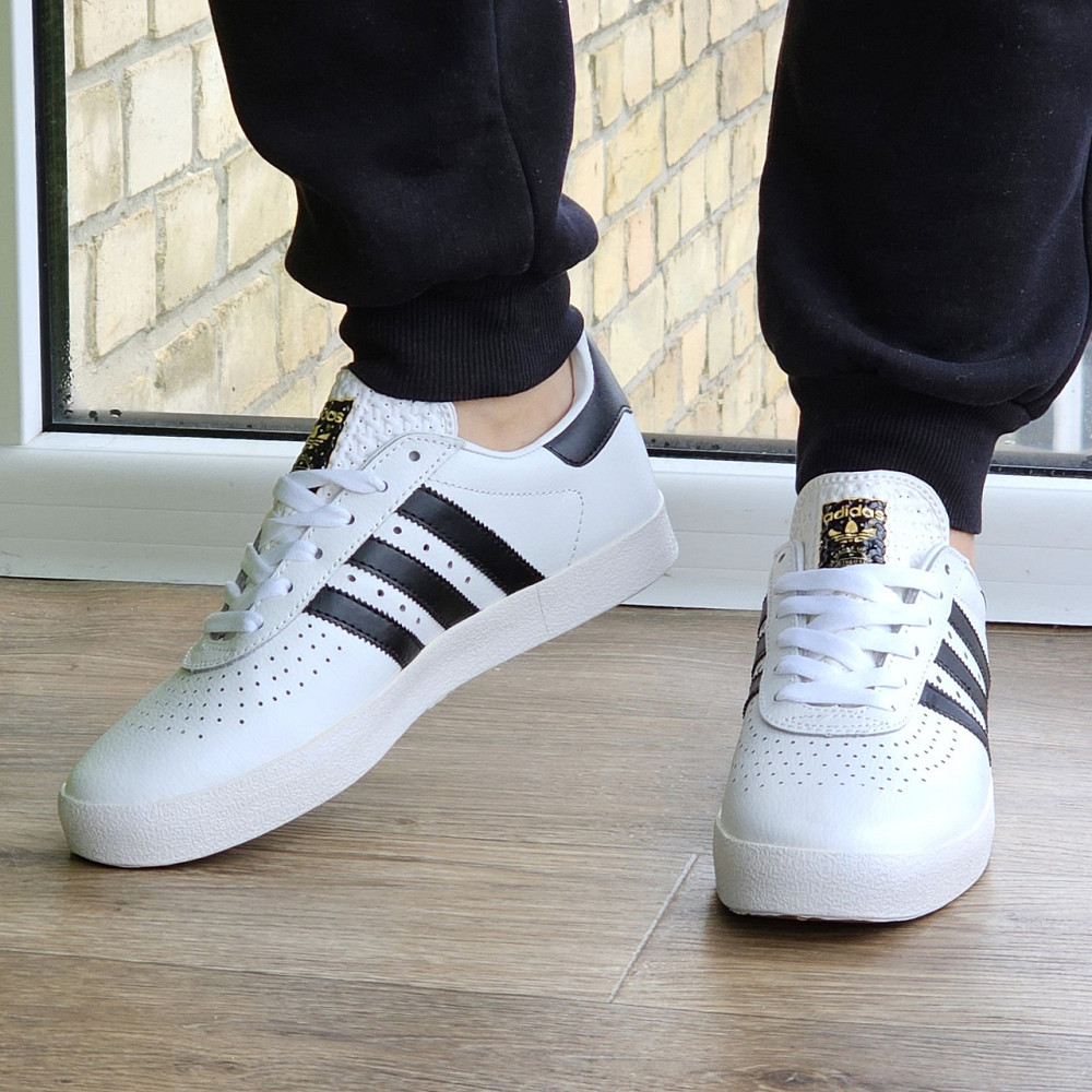 Кросівки Adidas 350 Чоловічі Superstar Білі Адідас Суперстар (розміри: 41,42,43,44,45) Відео Огляд Дніпро - фото 4