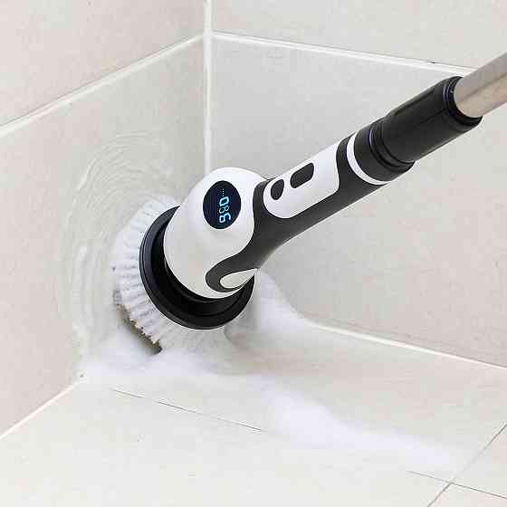 Акумуляторна щітка для збирання + 9 насадок CLEANING BRUSH SBR Київ