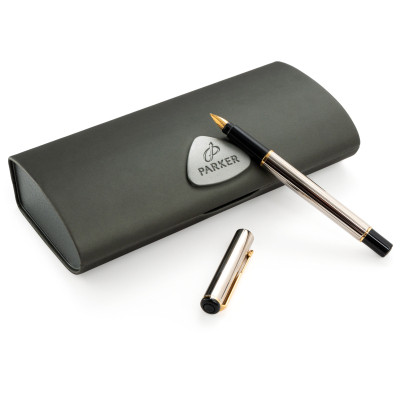 Ручка перьевая Parker P РП Rialto F91 GT посеребренная (F91 GT) Винница - изображение 4