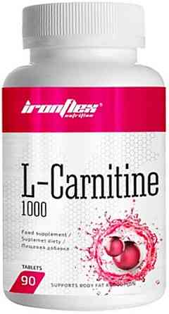 Жироспалювач IronFlex L-Carnitine 1000 90tab Луцьк
