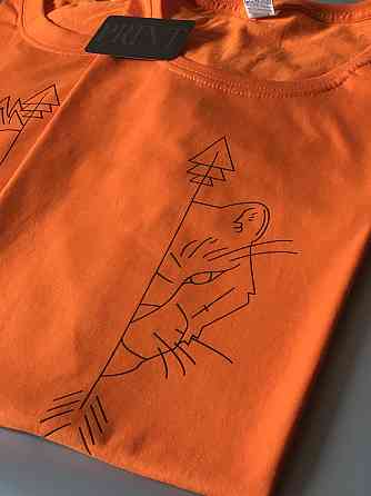 Парні футболки для хлопця та дівчини ЛЕВ/ЛЬВИЦЯ Чернівці