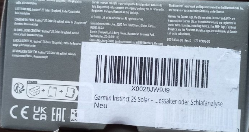 Смарт-годинник Garmin Instinct 2S Solar Graphite. Киев - изображение 1