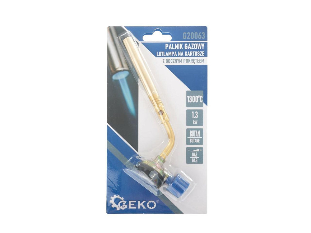 Газовий пальник на цангові картиджі 220г "GeKo" з латунною насадкою Киев - изображение 4
