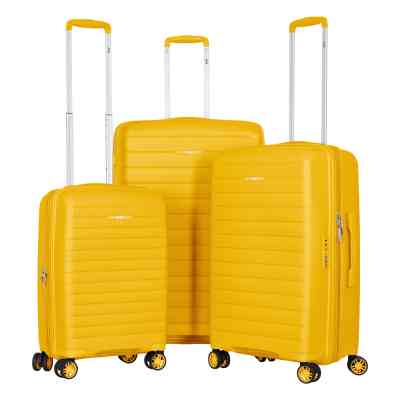 Набор чемоданов 2E Aero (L+M+S), бурштиново-жовті (2E-SPP-AERO-SET3-AY) Вінниця