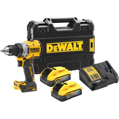 Шуруповерт DeWALT XR Li-Ion PowerStack 18 В, 2x5Ah, 90 Нм, 0-650/0-2000 об/мин, TSTAK (DCD800H2T) Винница